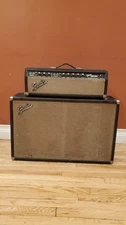 1967 Fender Bandmaster A35 Blackface Piggyback Amplifier