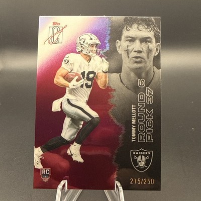 2025 Topps Signature Class #236 Tommy Mellott Rookie 21/250 Magenta Raiders