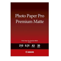Canon Fotopapier PM-101 Premium Matt - DIN A3, 20 Blatt (210 G/Qm) FüR Tintenstr