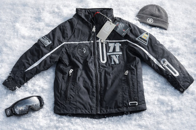  Neue Skijacke BOGNER   Kinder Gr. XS   Schwarz/Weiß (mit Etikett)