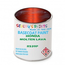 For Honda Freed Spike Molten Lava R539P 2K Paint Cellulose Basecoat Neat Rfu Fix