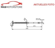 BREMSSCHLAUCH BREMSLEITUNG VORNE LINKS BOSCH 1 987 481 414 A FÜR HYUNDAI I30