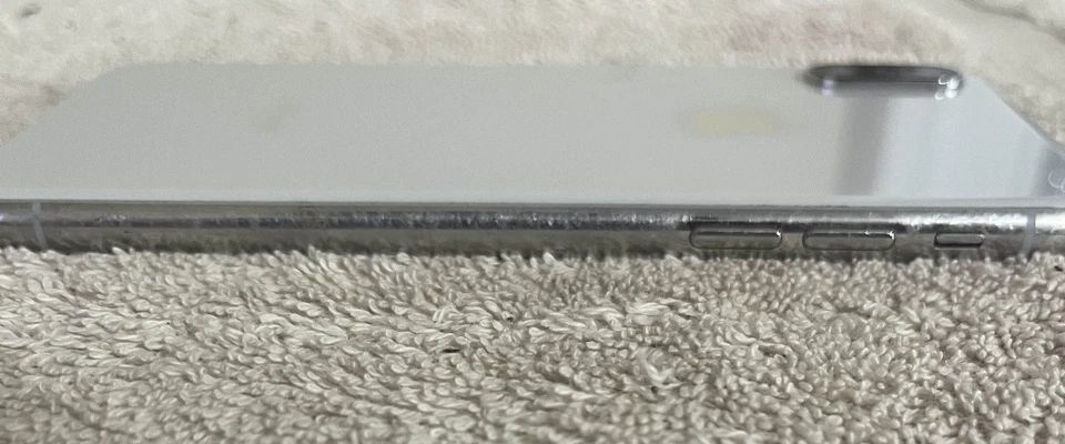 Apple iPhone X Carcasa Trasera Cristal Carcasa Blanco (344) Foto 3 de 4