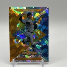 2025 Panini Crusade - Thomas White #45  Gold cracked ice   /10