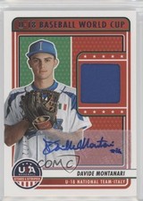 2023 USA Baseball Stars & Stripes Signatures 29/72 Davide Montanari Auto 1xd