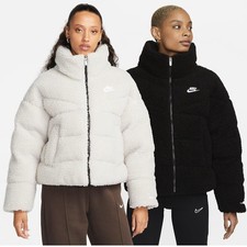 Nike NSW Therma-Fit City Sherpa donna giacca pile bomber donna giacca invernale