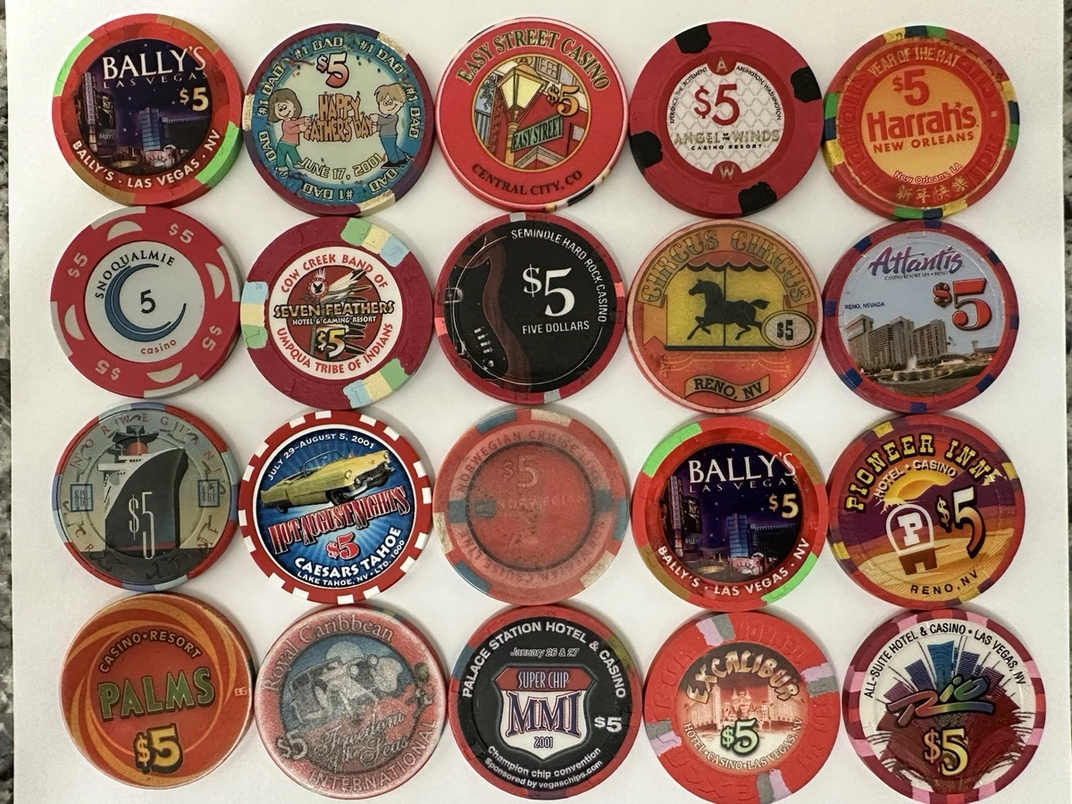 25+ Collectible Individual $5 Casino Chips for sale | Updated Oct 2026