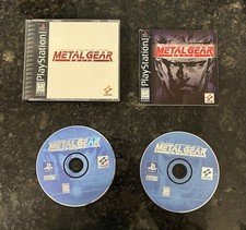 Metal Gear Solid Sony Playstation 1 Complete with Registration Card Black Label