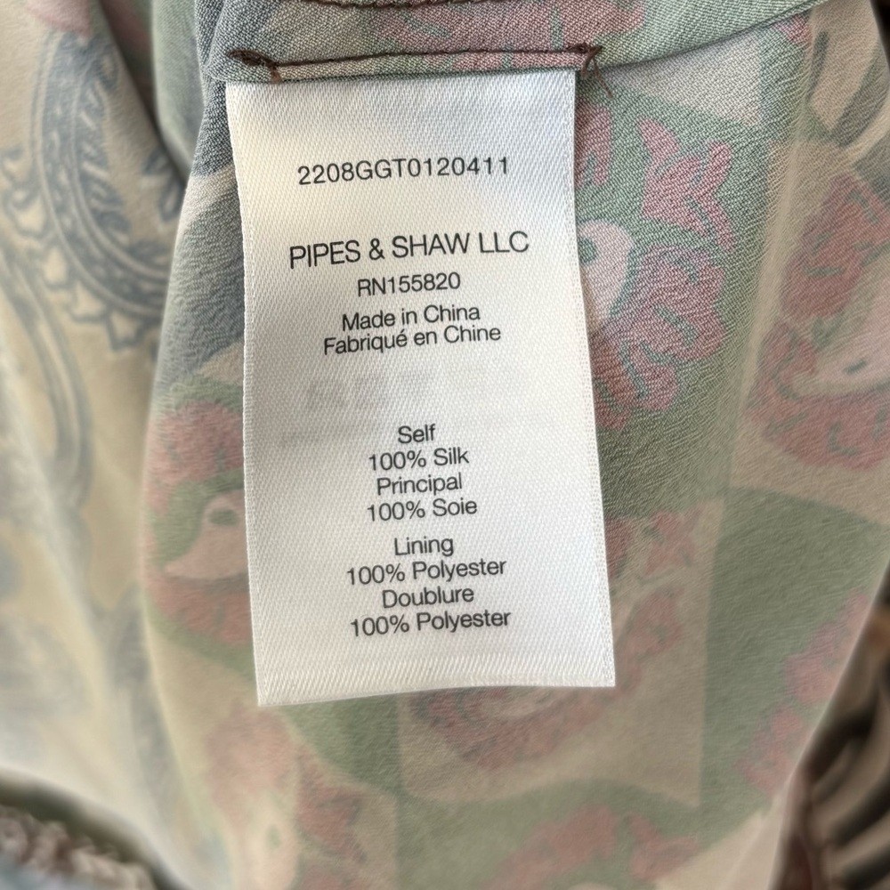 Veronica Beard Isra Multicolor Patchwork Print 10… - image 14