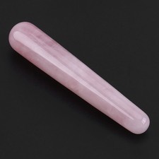1 pièce baguette de massage visage cristal de quartz naturel pierre bâton lisse outil de massage