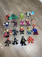 Fisher-Price Imaginext Figure Lot Of 18 - Bane, Wonder Woman, Joker, Penguin Etc