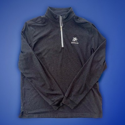 Greg Norman Grandover Resort Gold 1/4 Zip Wind Shirt Jacket Medium