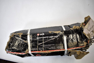 OCM Heavy Duty Loop Ties 14'' LTHD-14 100 Pack Metal 3000lb Working Load