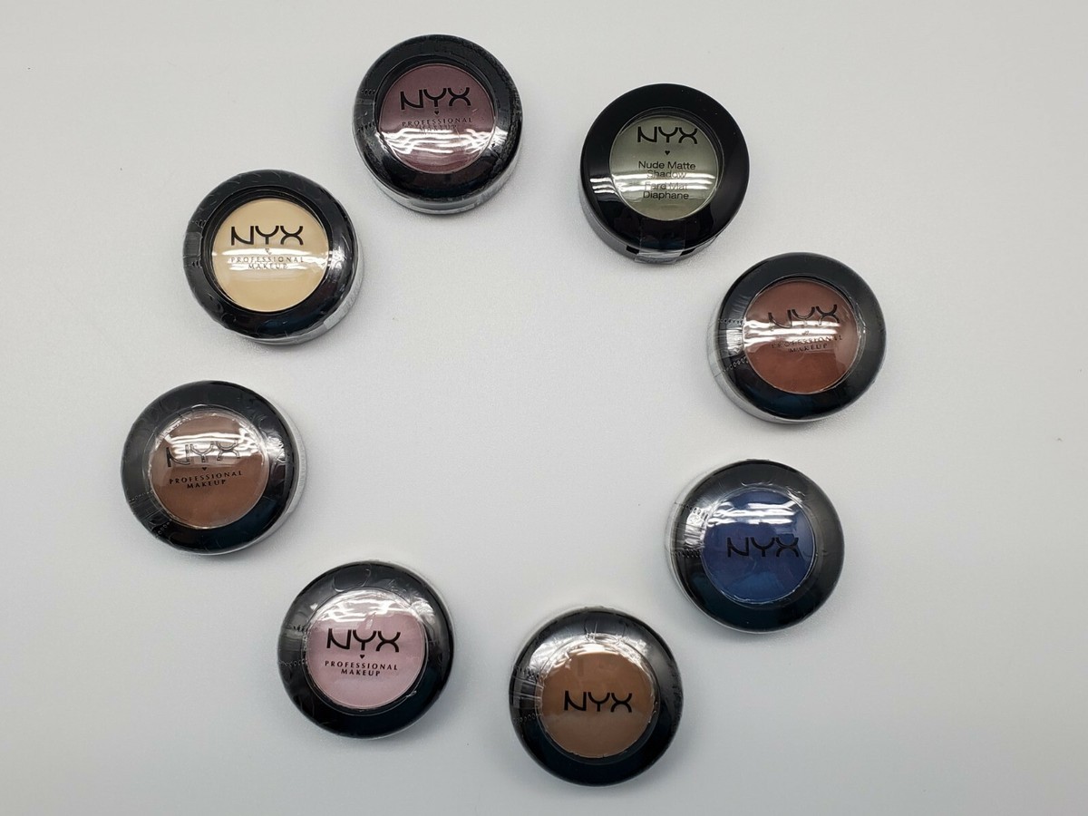 NYX Matte Eye Shadow Singles Blue/Nude/Green/Mauve/Beige