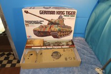 Tamiya 1:16 carro armato tedesco KING TIGER - torretta Porsche Kingstiger non montata confezione originale #7061
