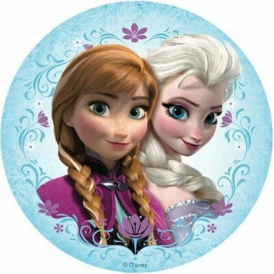 Tortenaufleger Elsa Tortenfoto Tortenbild Frozen Elsa Geburtstag Name Zahl