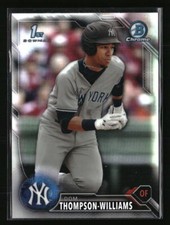 Dom Thompson-Williams 2016 Bowman Chrome Draft Refractor  #BDC-23  Baseball