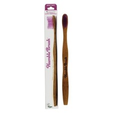 The Humble Co. - Humble Brush Soft Adult Toothbrush Pink Vegan Bamboo Lot of 2