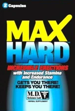 Max Hard Capsules for Men Male Enhancement - 4 Tablets