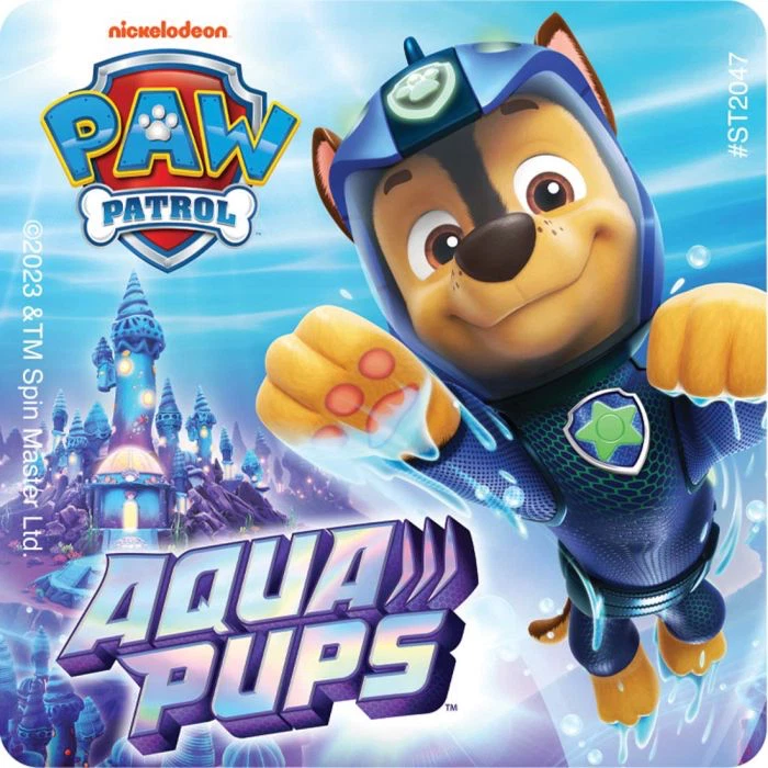 Pegatinas Paw Patrol x 5 - Favores de fiesta de cumpleaños - Ideas de fiesta Paw Patrol Aqua Foto 2 de 4