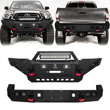 Vijay For 2005-2015 Toyota Tacoma New Frontrear Bumper Wwinch Plateled Lights Vijay For 2005-2015 Toyota Tacoma New Frontrear Bumper Wwinch Plateled Lights