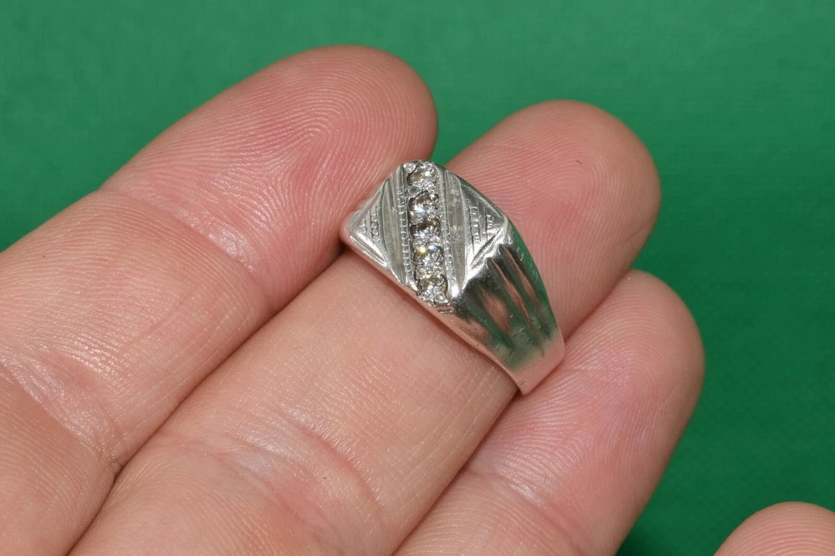 SALE BIG Men Ring Sterling SILVER 925 Vintage Ukraine old jewelry fashion model