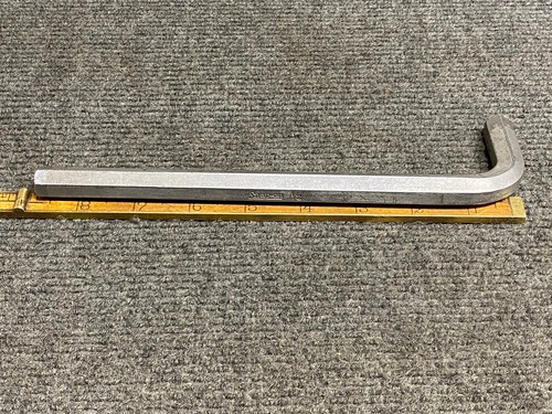 Snap On 1/2"" L-förmiger Sechskantschlüssel 8-3/4"" lang