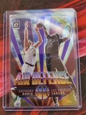 2021-22 Panini Optic Air Defense Purple Holo Prizm Anthony Davis LA Lakers