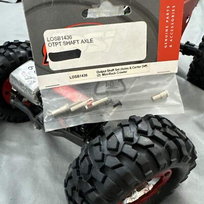 LOSI MINI ROCK CRAWLER MRC 1/18 LOSB1436 Output Shaft Set Axles & Center Diff