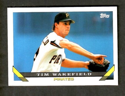 TIM WAKEFIELD 1993 TOPPS ROOKIE #163 NRMT PITTSBURGH PIRATES