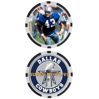 CLIFF HARRIS - COWBOYS SUPER BOW VI - POKER CHIP