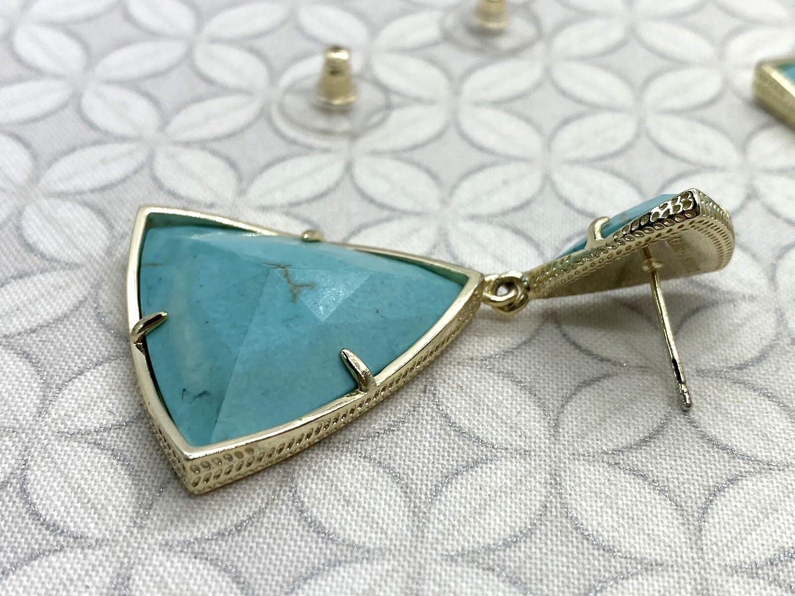 Kendra Scott Maury Triangle statement earrings Tu… - image 7