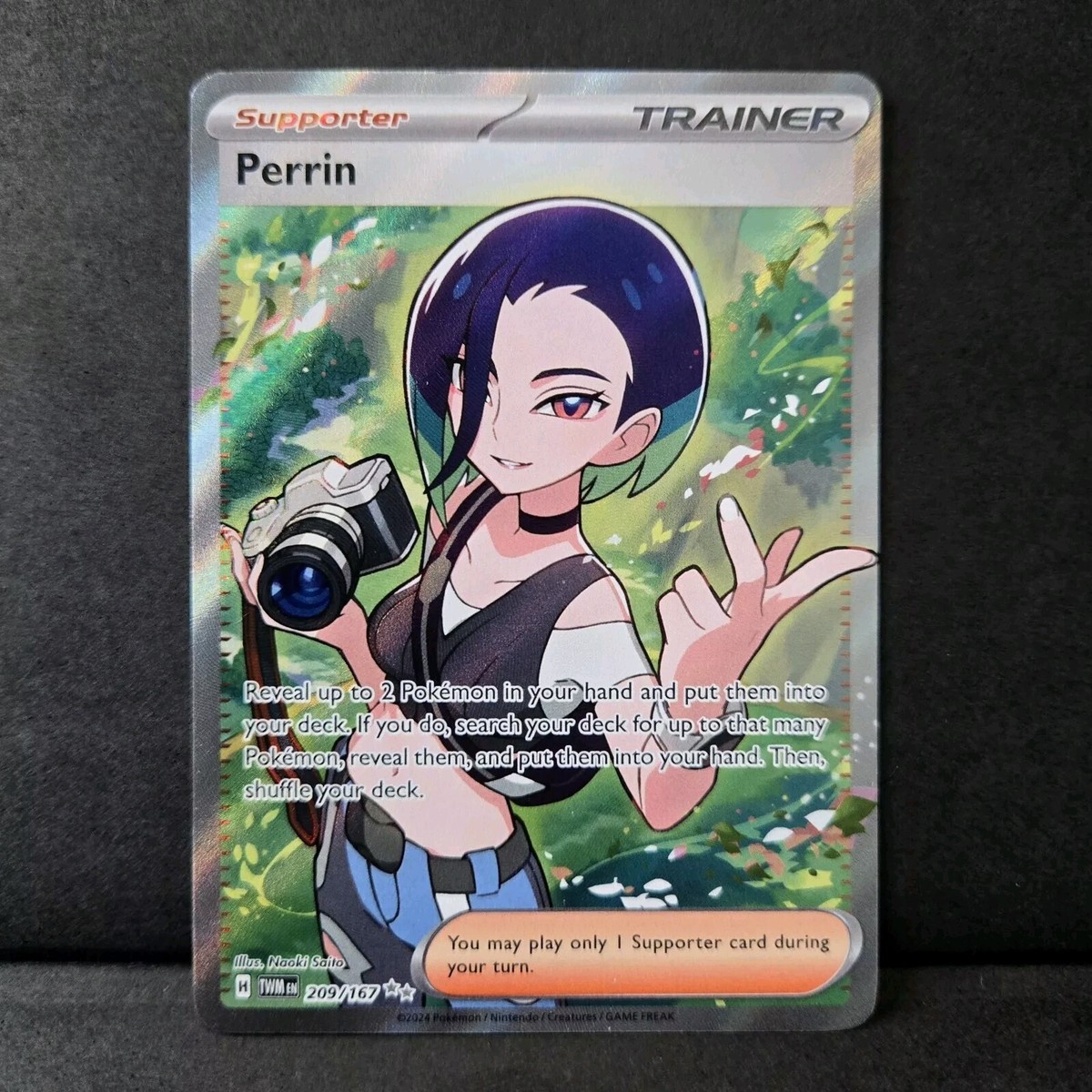 Perrin 209/167 Full Art Trainer Ultra Rare 2024 Pokemon Twilight
