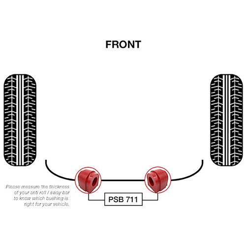 2 x VW Passat B6 & B7/Estate/CC Front Anti Roll Bar 19.524mm PSB