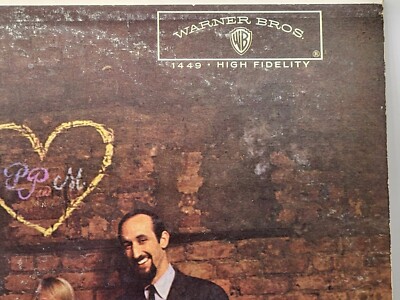 PETER PAUL & MARY, 1962 Warner Bros Records W-1449 LP VINYL LP In