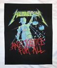 Metallica Justice For All Large Back Patch Heavy Metal