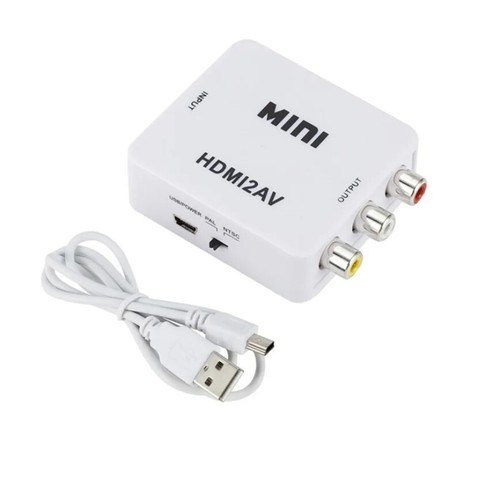 RCA AV to HDMI HD Converter Composite CVBS Audio Video Adapter Wii NES SNES - Picture 7 of 8