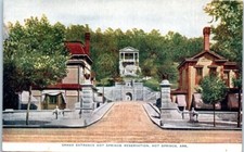 HOT SPRINGS RESERVATION Entrance Hot Springs, Arkansas AR - Postcard