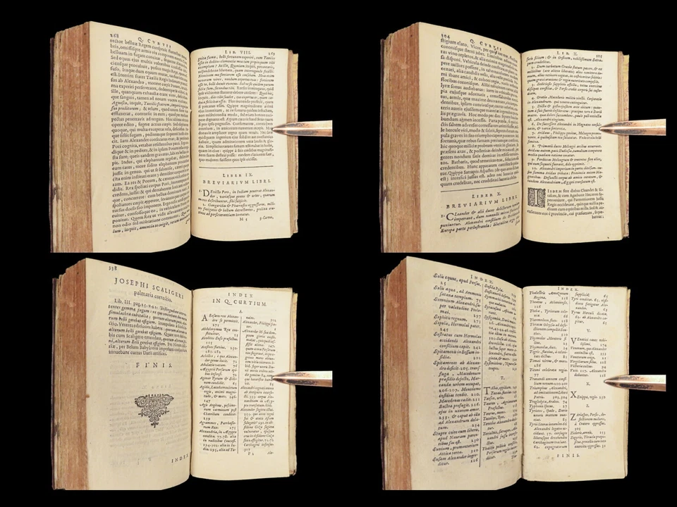 1653 Alexander the Great Quintus Curtius Rufus Military Conquest Elzevier ed - Image 4 of 4