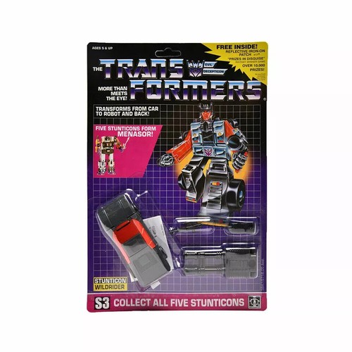 Transformers G1 Five STUNTICONS FORM MENASOR MOTORMASTER DRAG STRIP/WILDRIDER - Picture 13 of 15