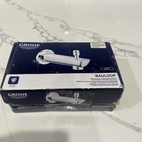 GROHE 13287001 Bauloop Diverter Tub Spout Starlight Chrome - Picture 3 of 3