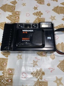 Vintage MIRANDA A-X 35mm AF Compact Camera With f/4 34mm Lens + Strap Tested