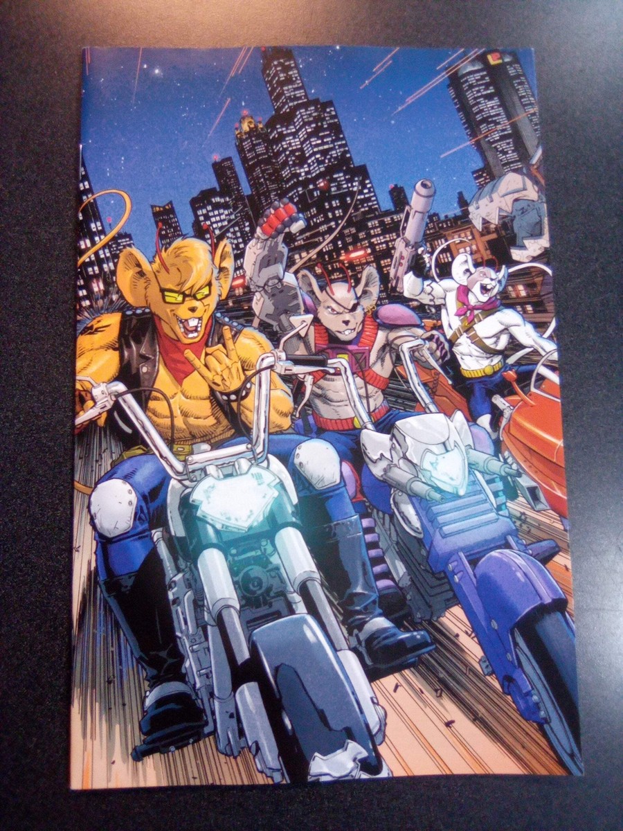 Biker Mice From Mars #1 (Of 3) Cover E 1:10 Dustin Weaver Full Art