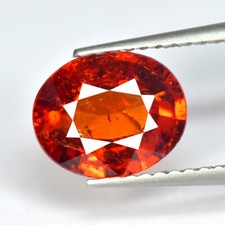 2.32Ct Oval, Reddish Orange Color Natural Spessartite Garnet Namibia