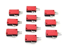10 Pack of Blee 200g .187" Microswitch For Arcade Pushbuttons