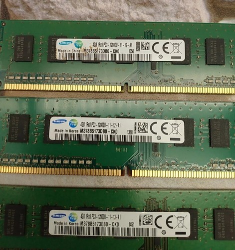 24GB (6x 4GB) Samsung PC3 Desktop Memory RAM DDR3 - Mixed speeds - Picture 3 of 4