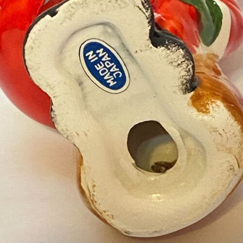 Vtg Japan Porcelain 3" Santa w/ Toy Sack Figurines Set of 3 Sit Walk Bend Wave - Picture 15 of 18