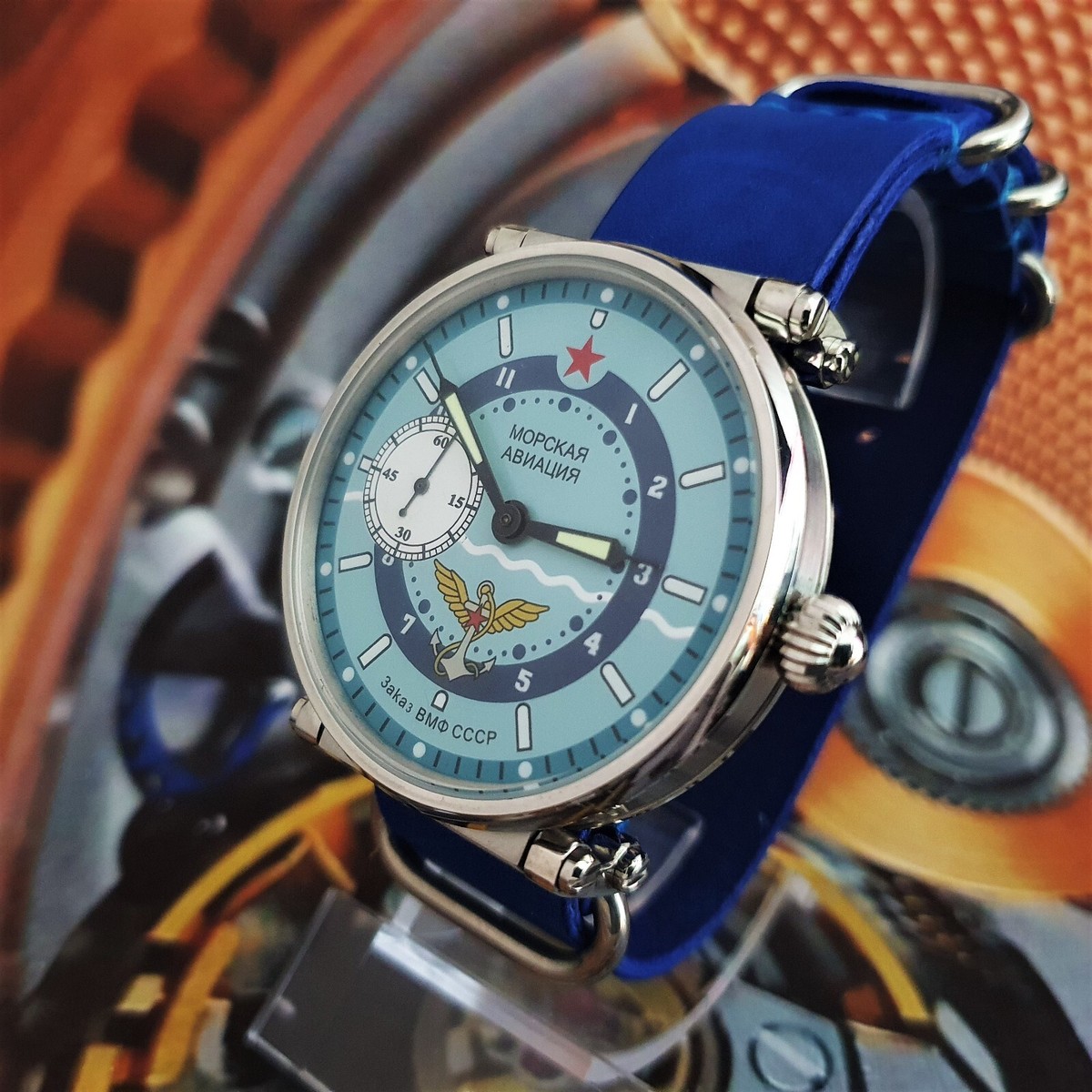 Vintage Watch USSR Marriage 3602 Naval Aviation Soviet Men's