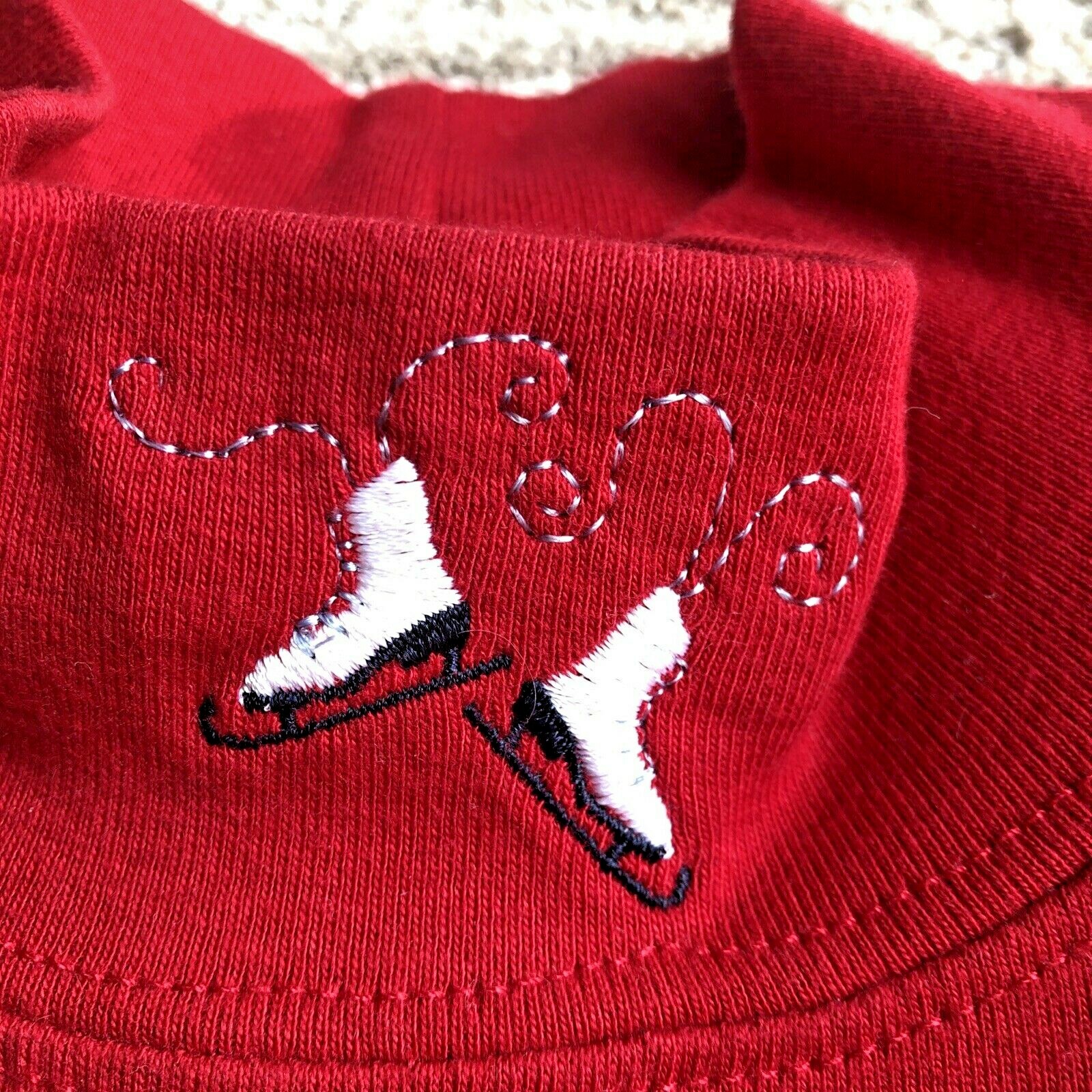 Long Sleeve Ice Skates Mock Turtleneck 