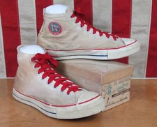 Vintage 1950s Bob Cousy Canvas Basketball Sneakers Gym Shoes 11.5 w/ Box Celtics